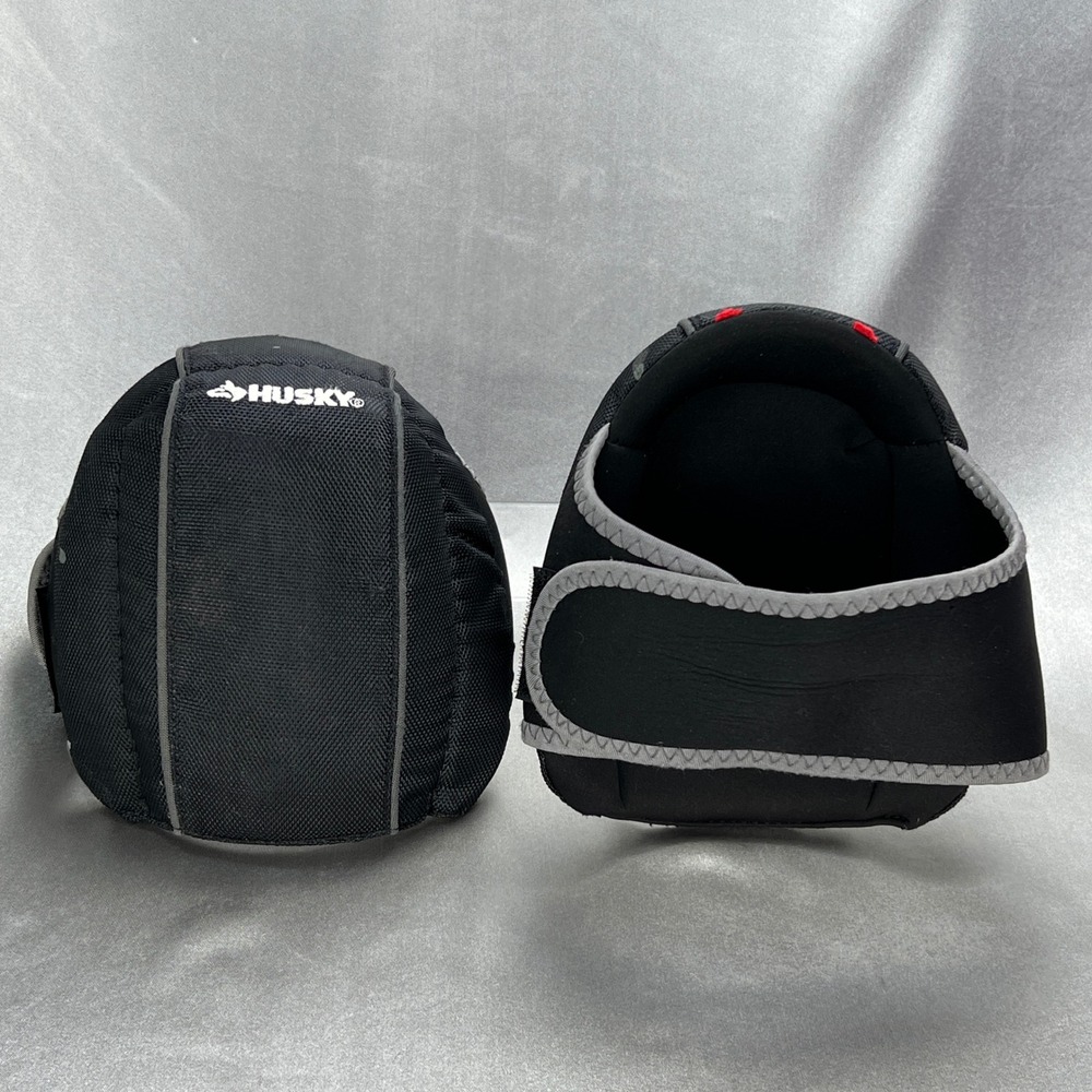 Husky Fabric Cap Foam Non-Marring Knee Pads Light Duty Single Strap 1002-883-308